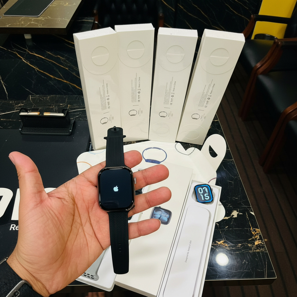 Watch Series 11 With Apple Logo | 1:1 Original Packaging - Silver Alloy | Very High Quality🔥🔥