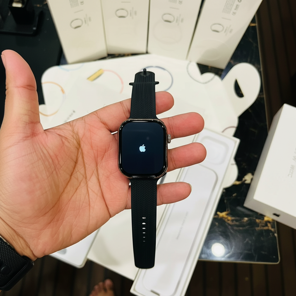 Watch Series 11 With Apple Logo | 1:1 Original Packaging - Silver Alloy | Very High Quality🔥🔥